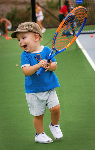 Tennis youngster